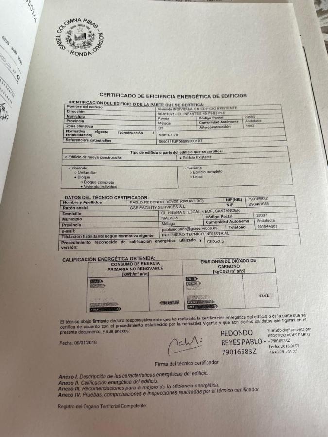 Apartamento Felipe V 론다 외부 사진